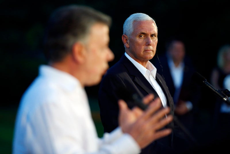 Ο Πενς στη γραμμή Τραμπ για την Βενεζουέλα